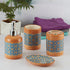 Ceramic Bathroom Accessories Set of 4 Bath Set with Soap Dispenser (9861)