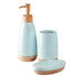 Ceramic Bathroom Set of 3 with Soap Dispenser (9883)