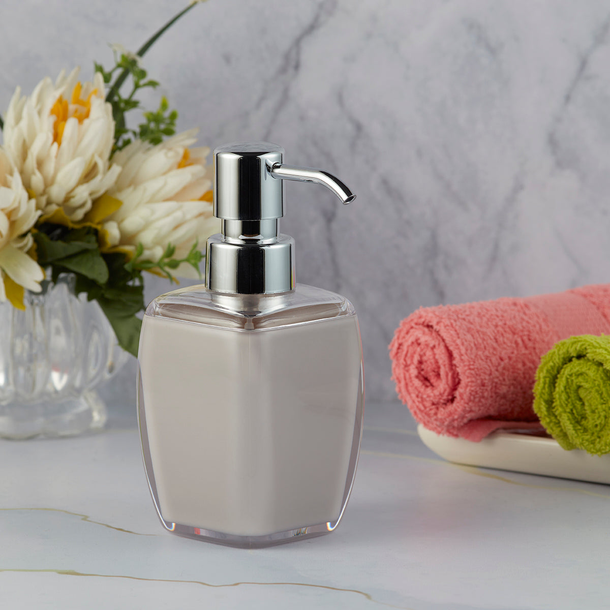 Acrylic Soap Dispenser Pump for Bathroom (9918)