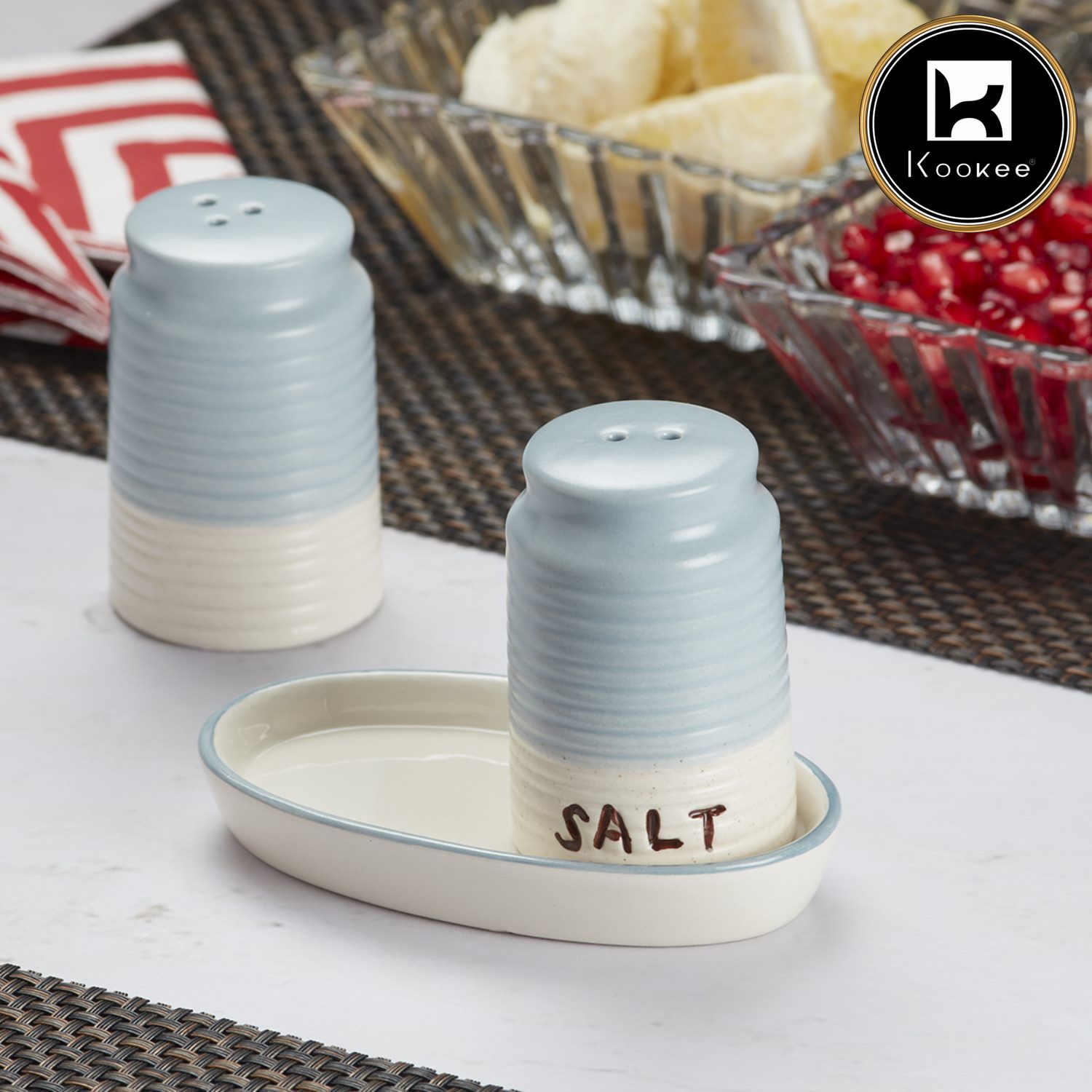 Kookee Salt and Pepper Sets, Blue, ART09963