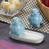 Ceramic Salt Pepper Container Set with tray (9975)