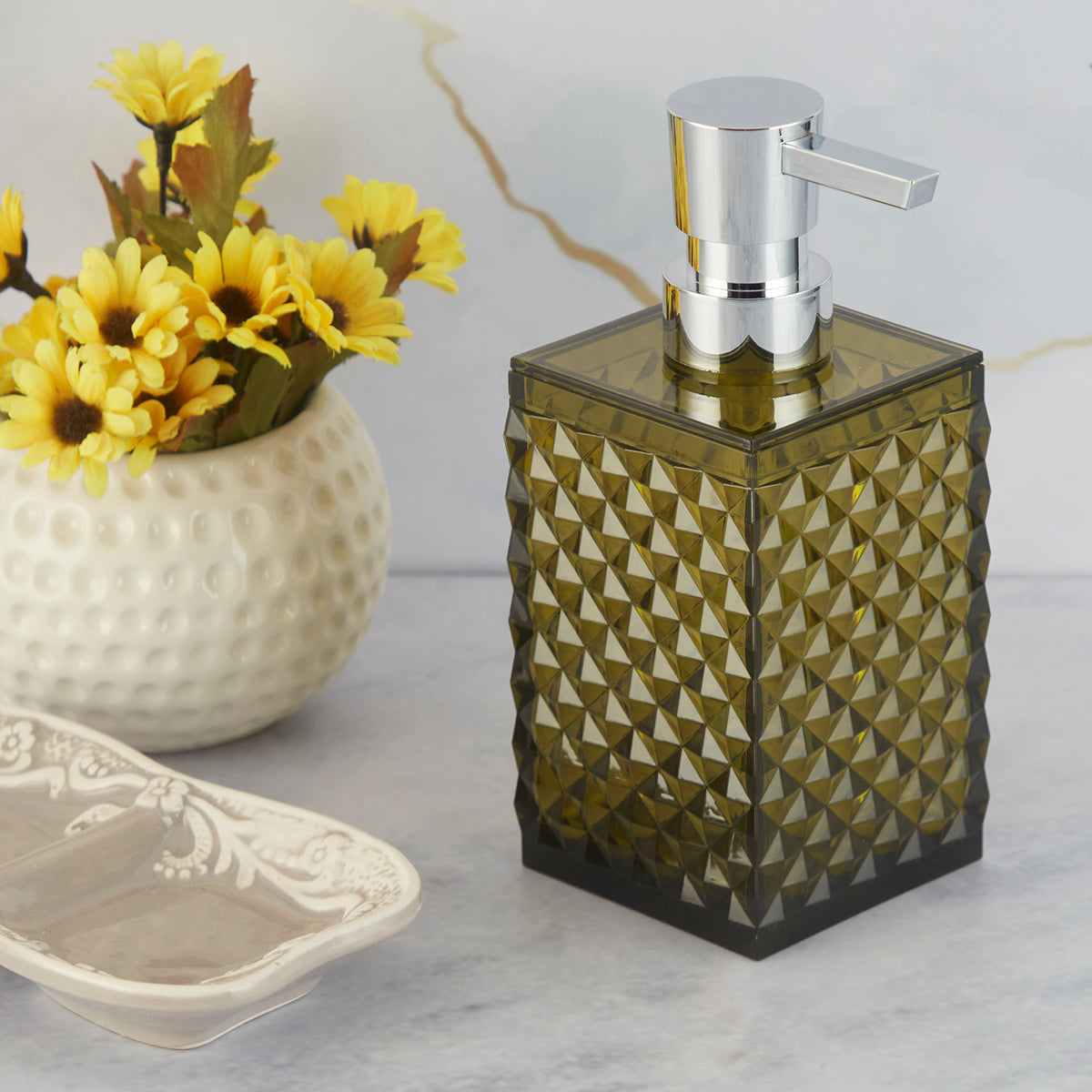 Acrylic Soap Dispenser Pump for Bathroom (9992)