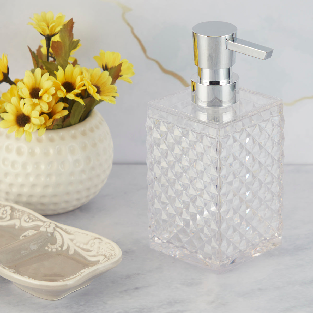 Acrylic Soap Dispenser Pump for Bathroom (9994)