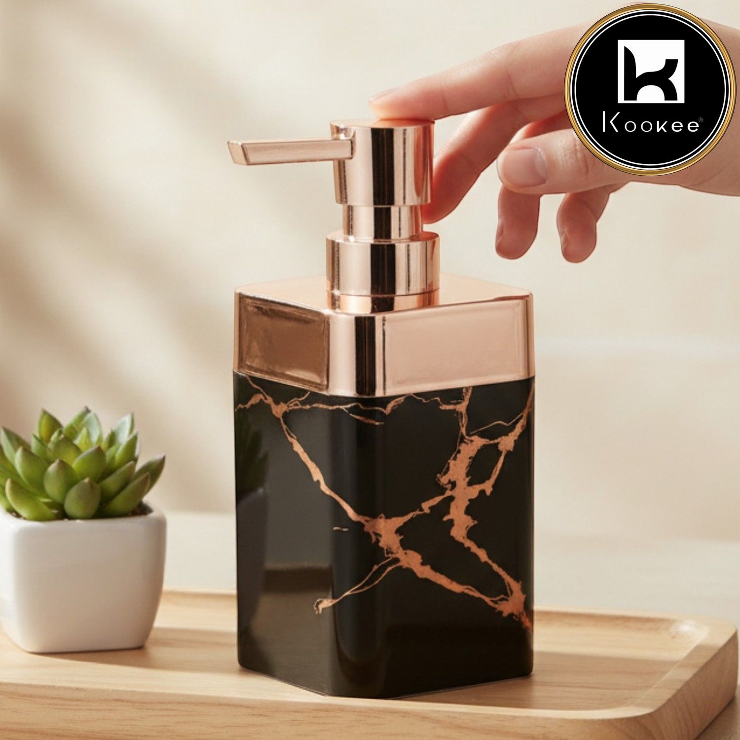 Acrylic Soap Dispenser Pump for Bathroom (V-ASD-004)