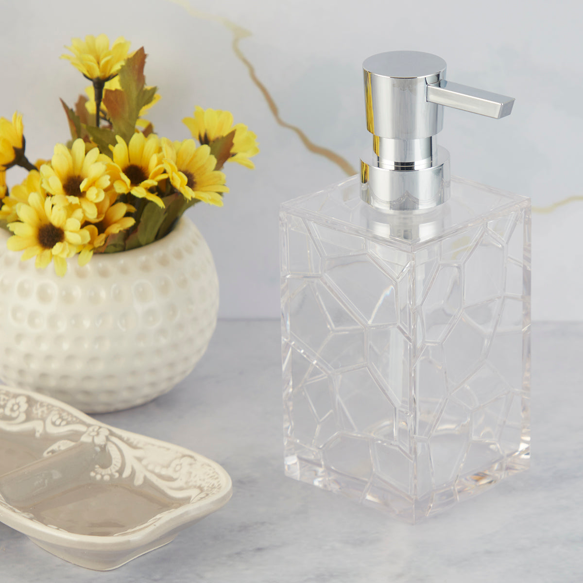 Acrylic Soap Dispenser Pump for Bathroom (10010)