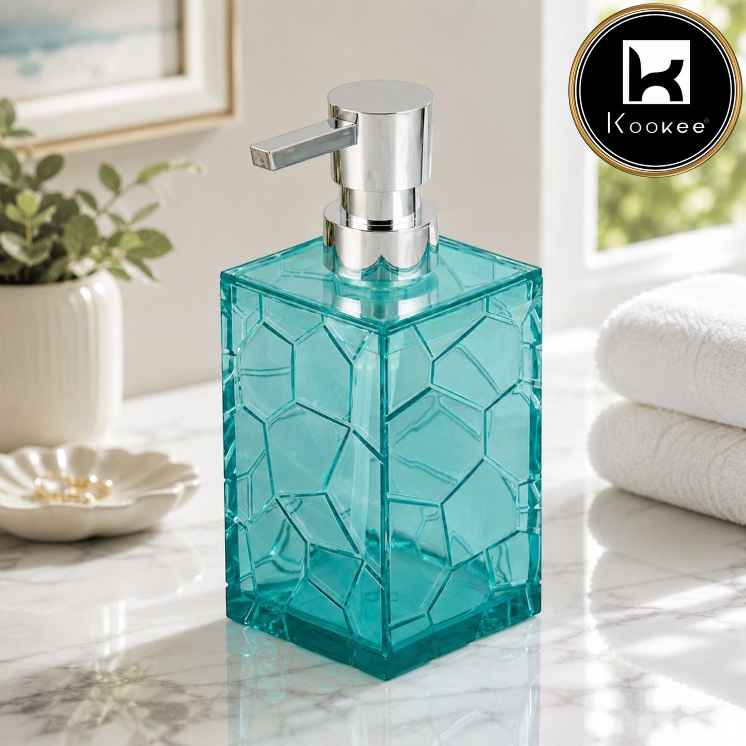 Acrylic Soap Dispenser Pump for Bathroom (V-ASD-004)