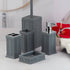 Acrylic Bathroom Accessories Set of 5 Bath Set with Soap Dispenser (10023)