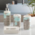 Ceramic Bathroom Accessories Set of 4 Bath Set with Soap Dispenser (9755)