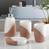 Ceramic Bathroom Accessories Set of 4 Bath Set with Soap Dispenser (10101)
