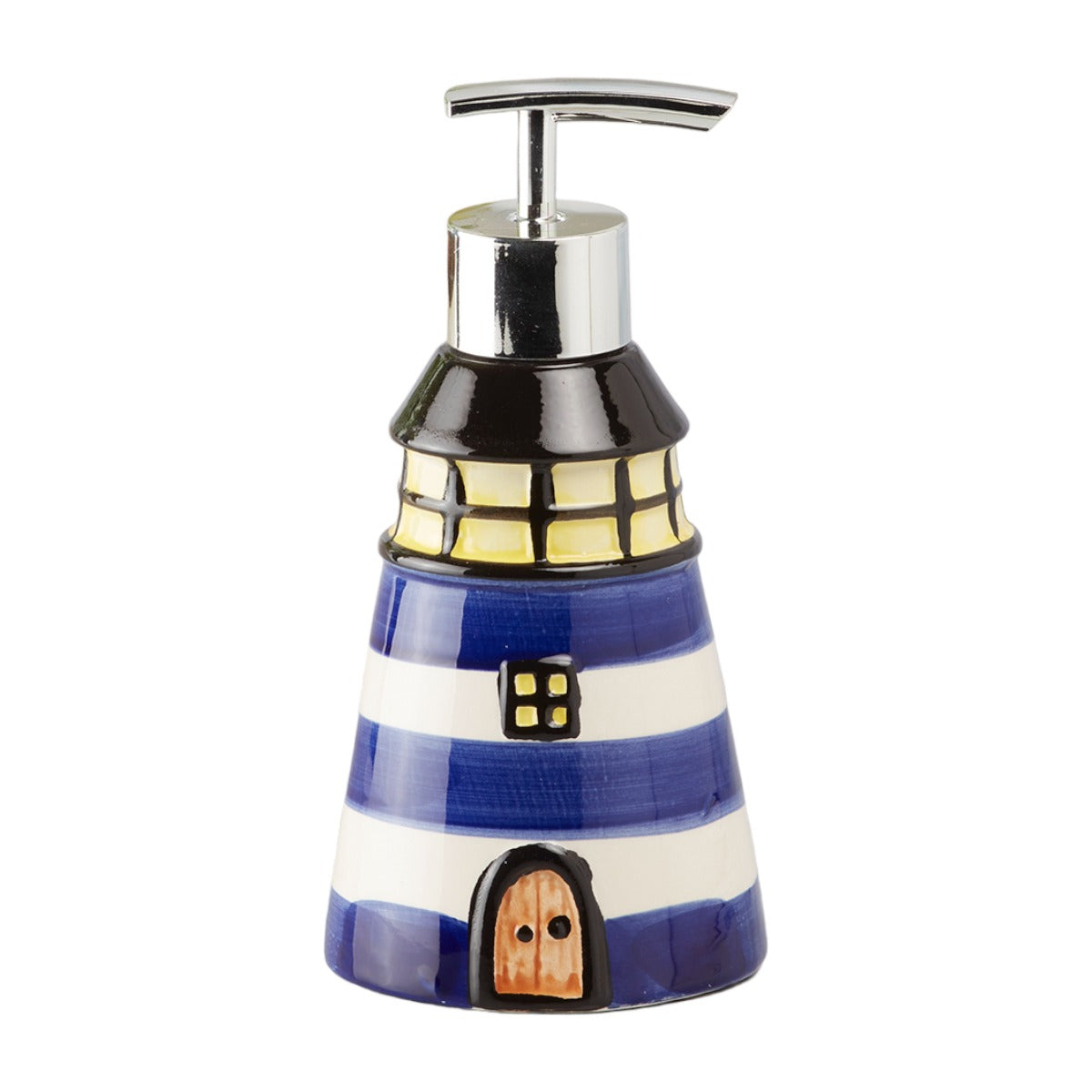 Ceramic Soap Dispenser for handwash for Bathroom, Blue (V-CSD-041)