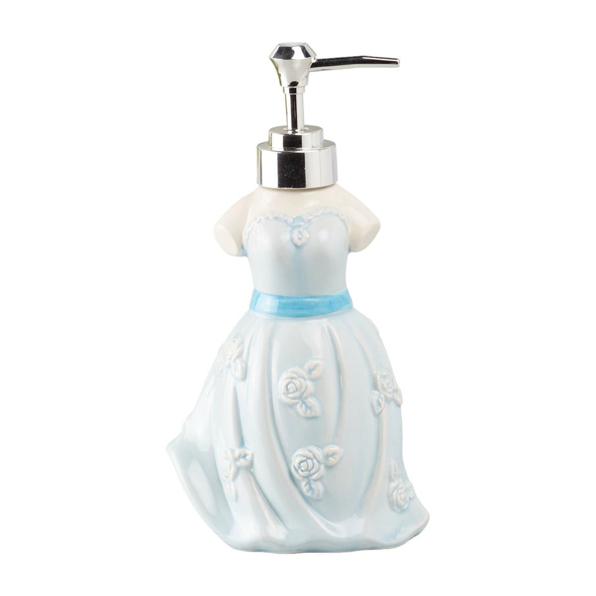Ceramic Soap Dispenser for handwash for Bathroom, Blue, (Set of 1) (10163)
