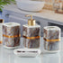 Ceramic Bathroom Accessories Set of 4 Bath Set with Soap Dispenser (10111)