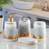 Ceramic Bathroom Accessories Set of 4 Bath Set with Soap Dispenser (9747)