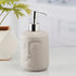 Ceramic Soap Dispenser handwash Pump for Bathroom, Set of 1, Grey (10193)