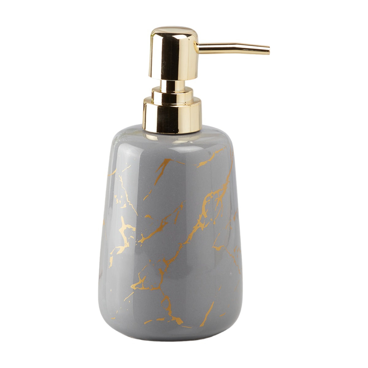 Kookee Ceramic Soap Dispensers, Grey, ART10201