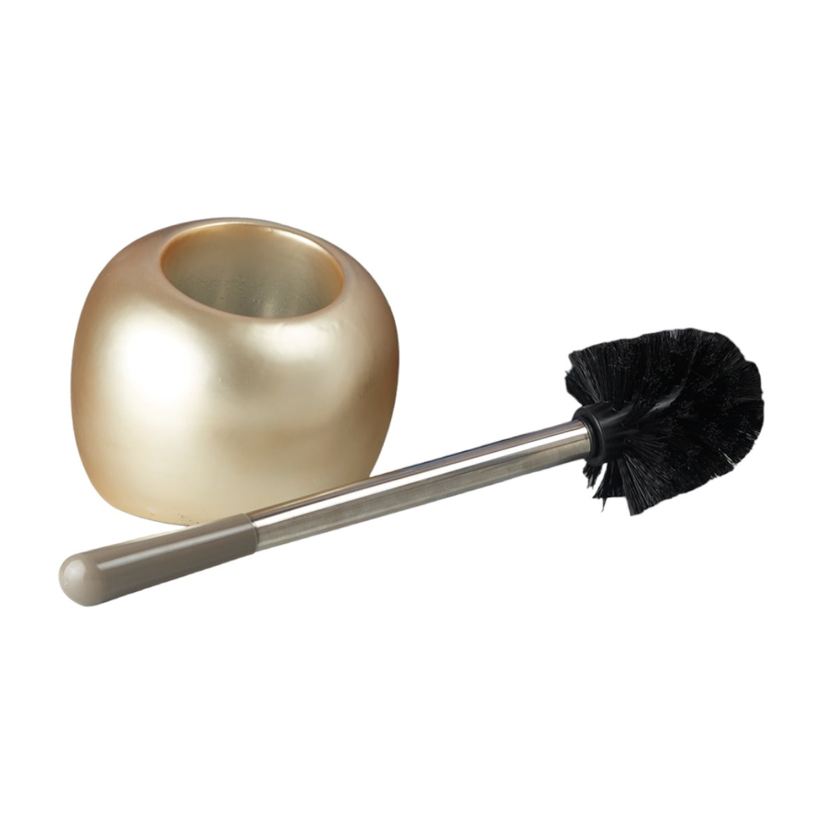 Kookee Ceramic Toilet Brush Holders, Gold, ART10220