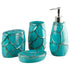 Ceramic Bathroom Set of 4 with Soap Dispenser (10260)