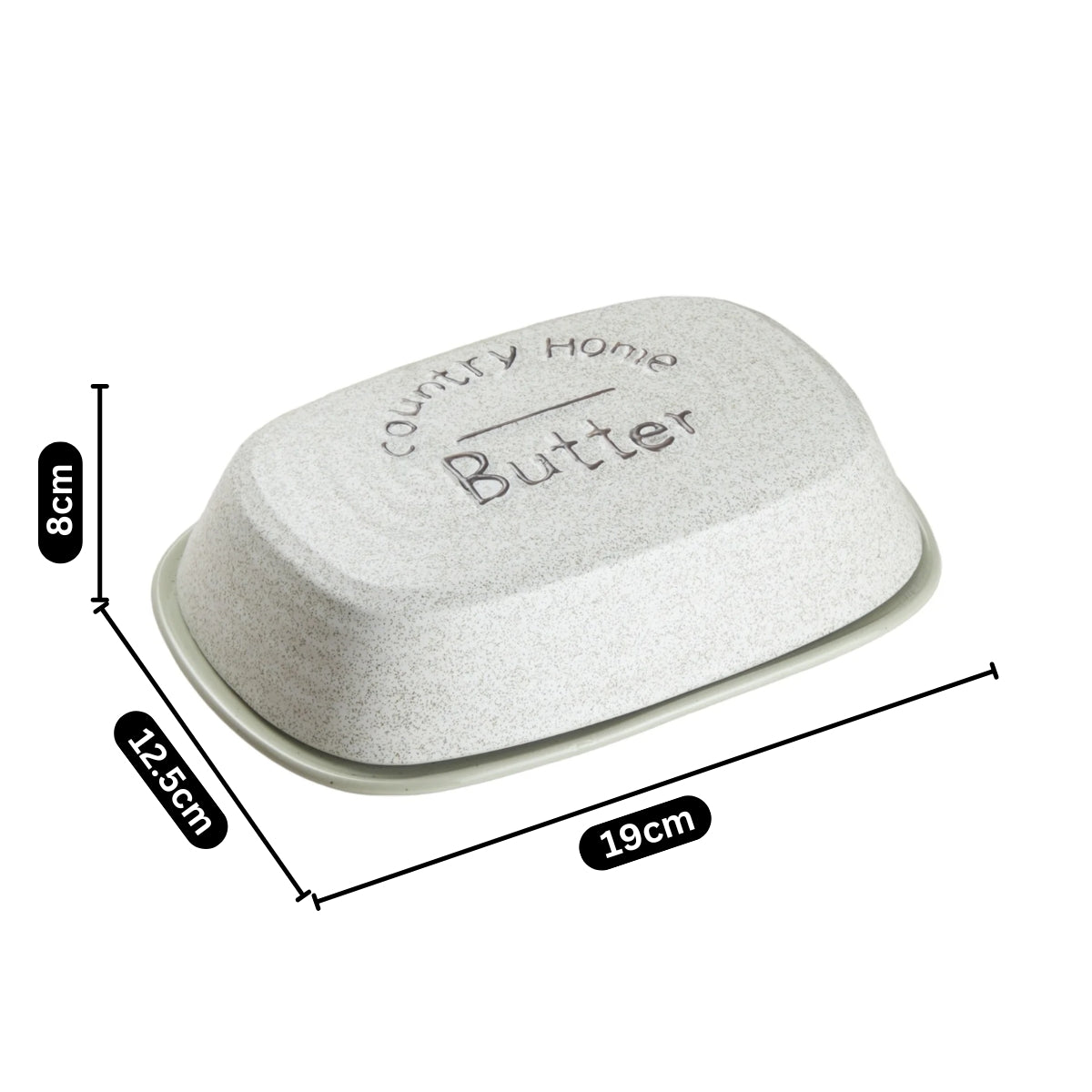 Kookee Butter Dishes, Grey, ART10269