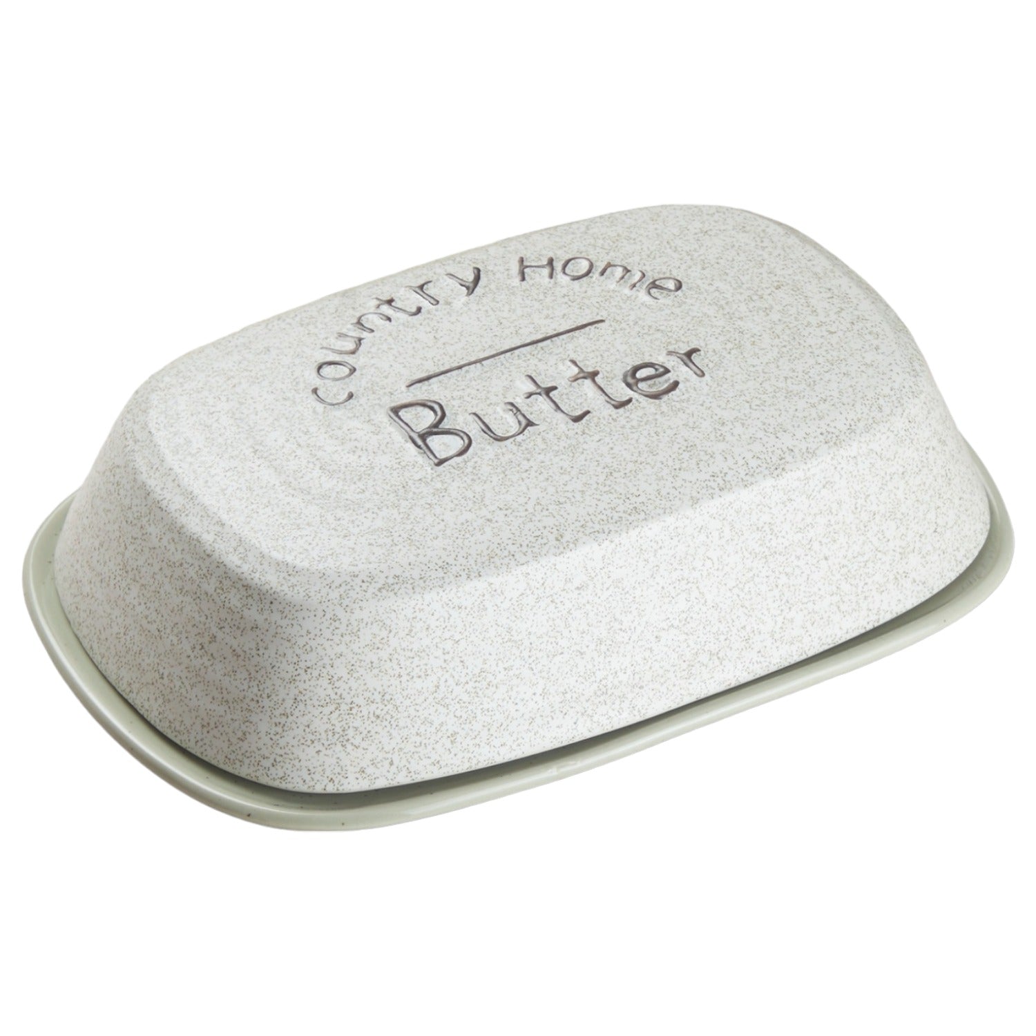 Ceramic Butter Dish Tray with Lid with 250g (10269)