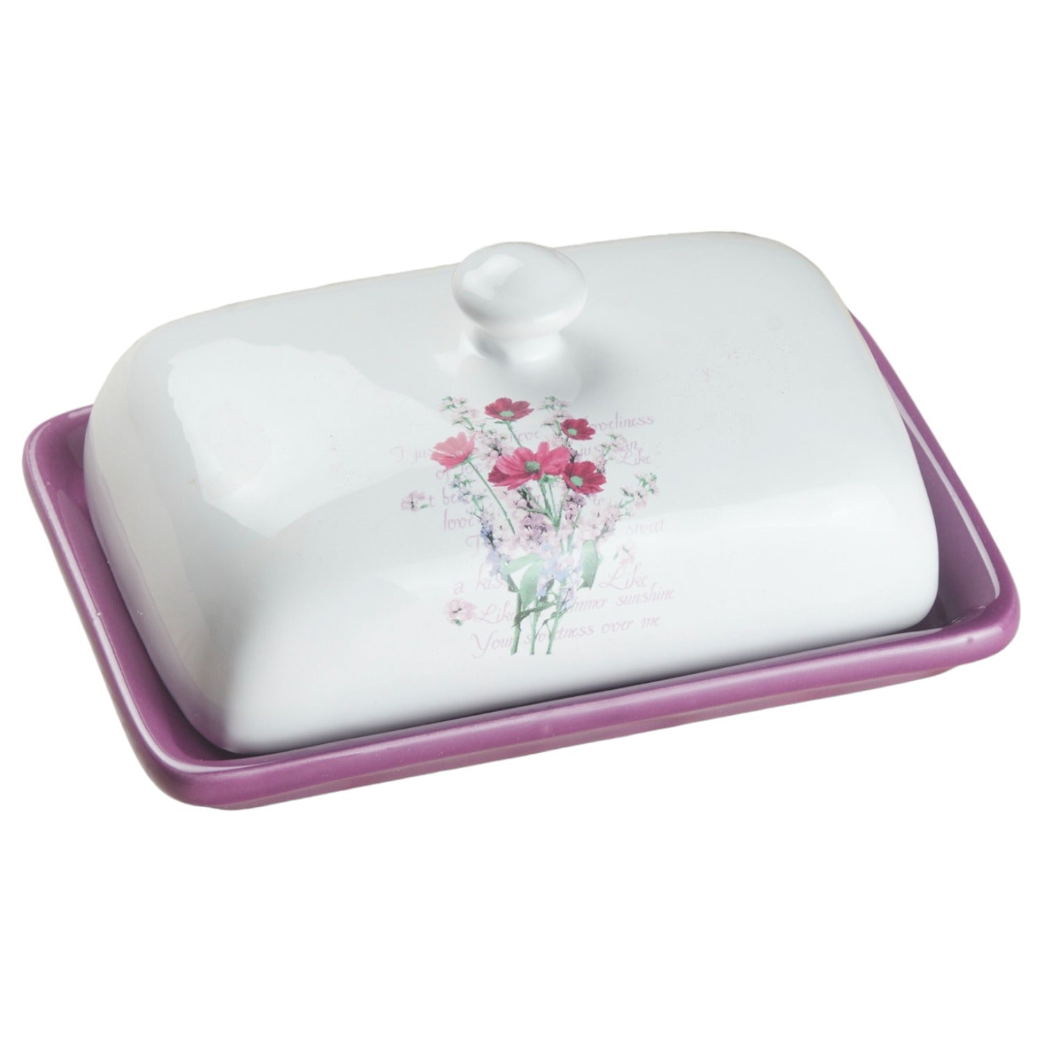 Kookee Butter Dishes, Purple, ART10270