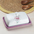 Ceramic Butter Dish Tray with Lid with 250g (8356)