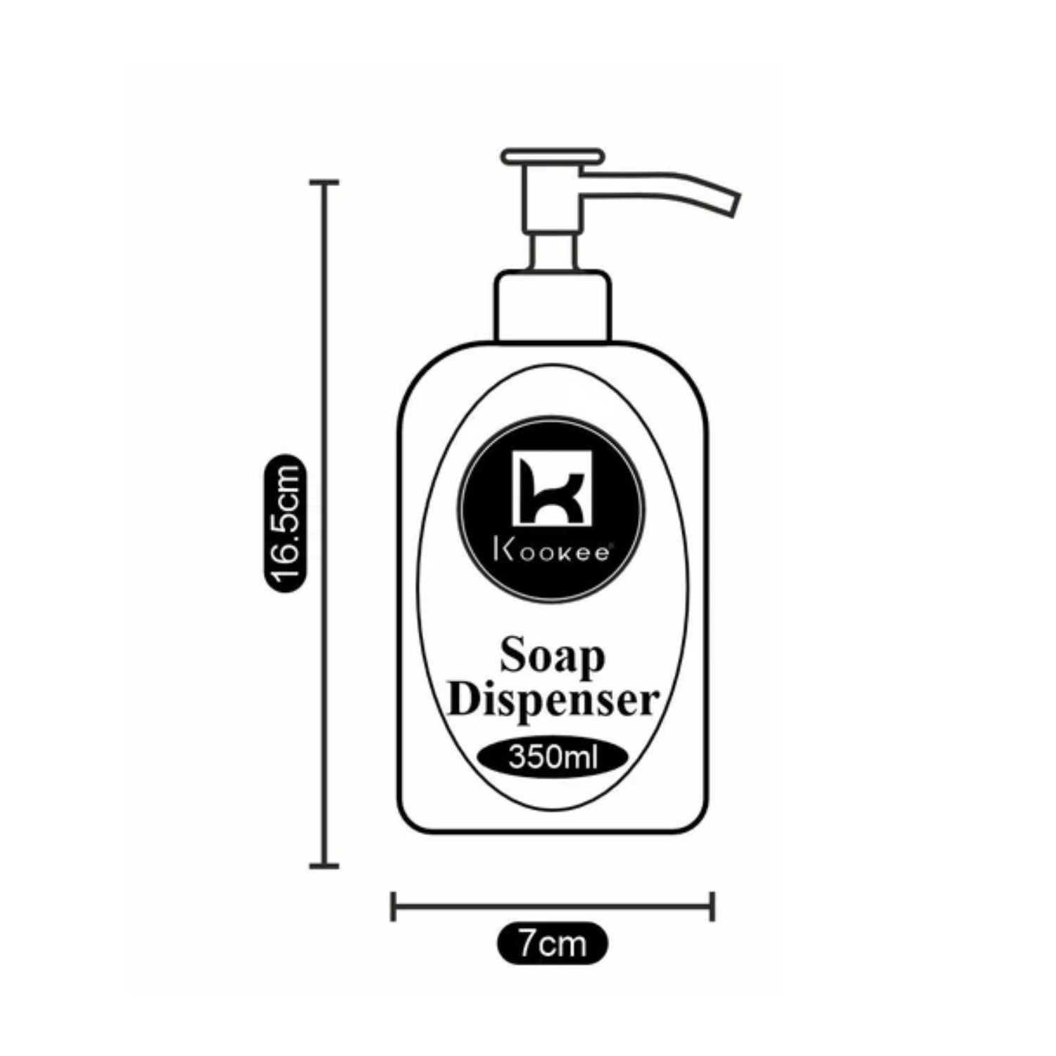 Ceramic Soap Dispenser for handwash for Bathroom, Black/Gold (V-CSD-004-1)