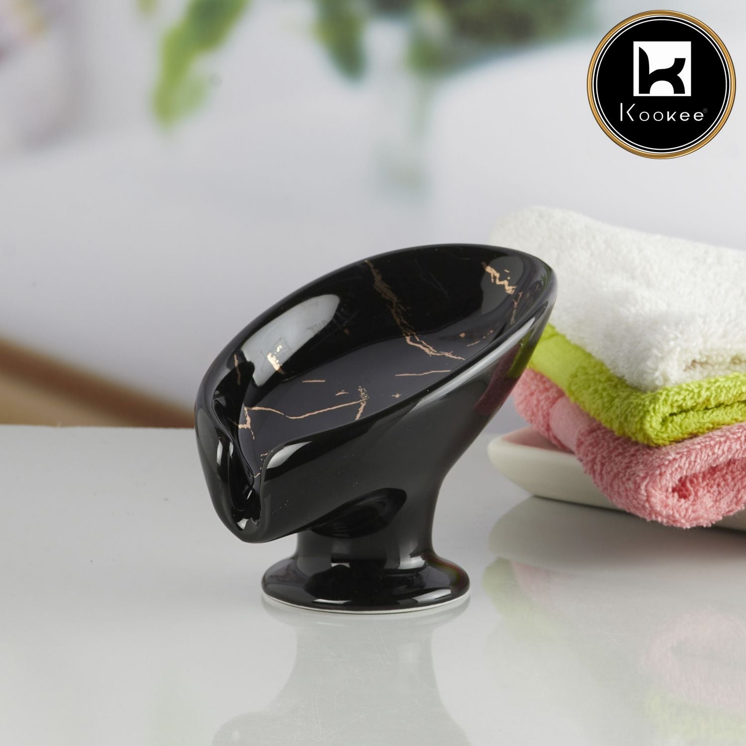 Kookee Soap Holders, Black, ART10314