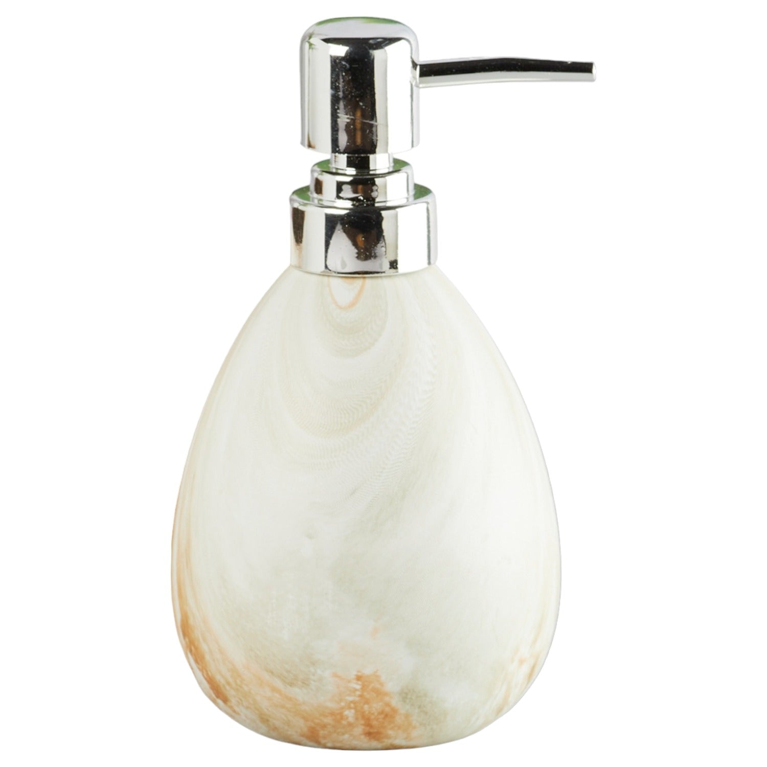 Ceramic Soap Dispenser for handwash for Bathroom, Stone, (Set of 1) (10326)