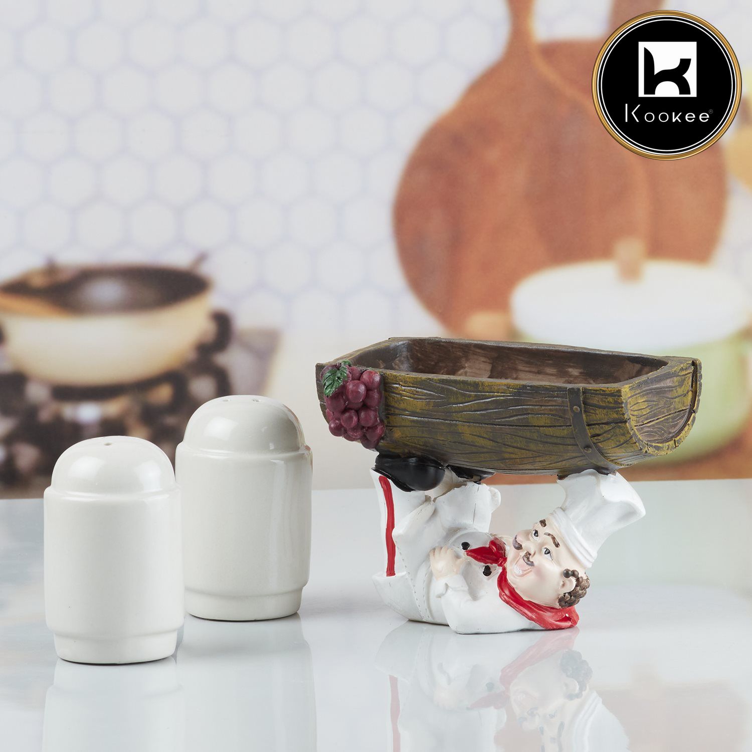 Kookee Salt and Pepper Sets, White, ART10344