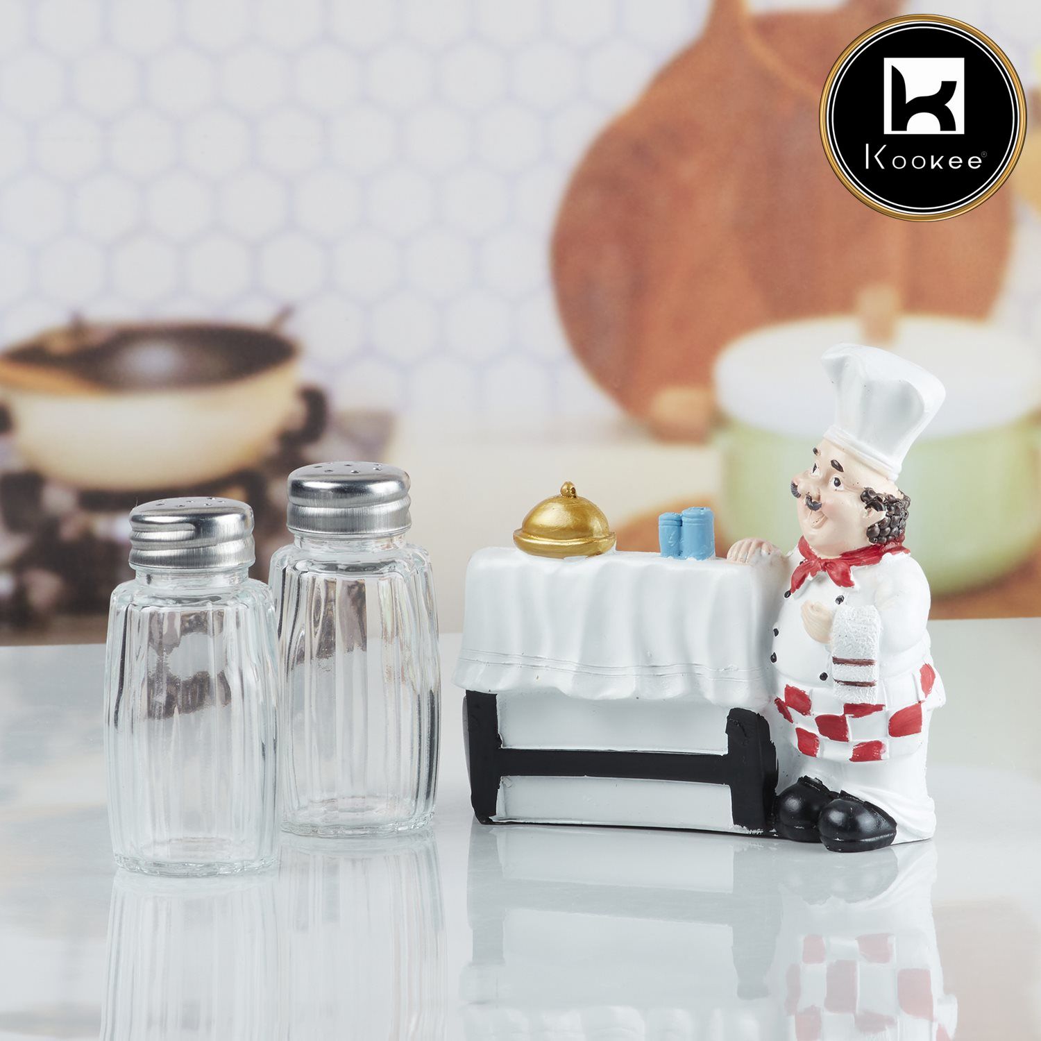 Kookee Salt and Pepper Sets, White, ART10348