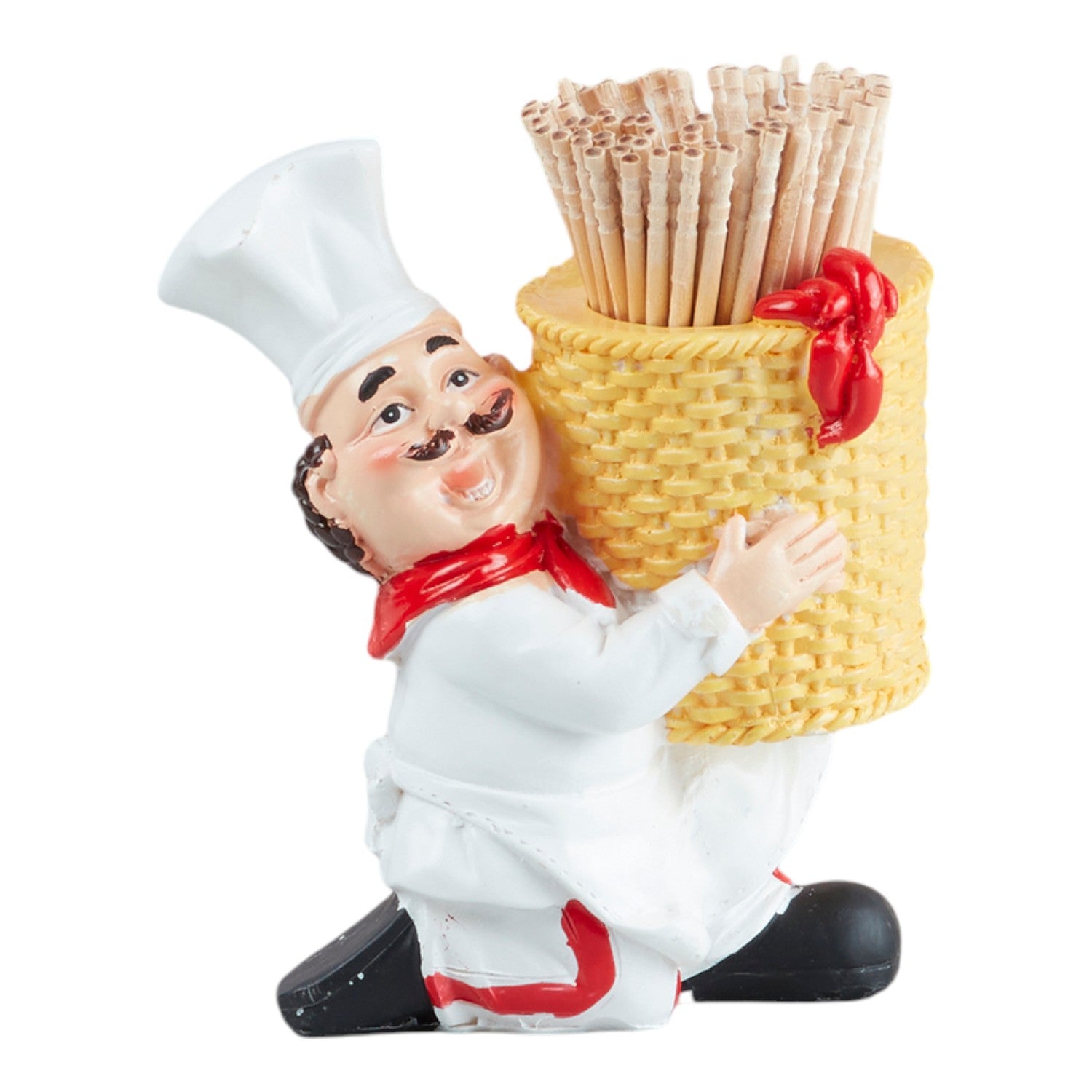 Polyresin Chef Toothpick holder tabletop (10349)