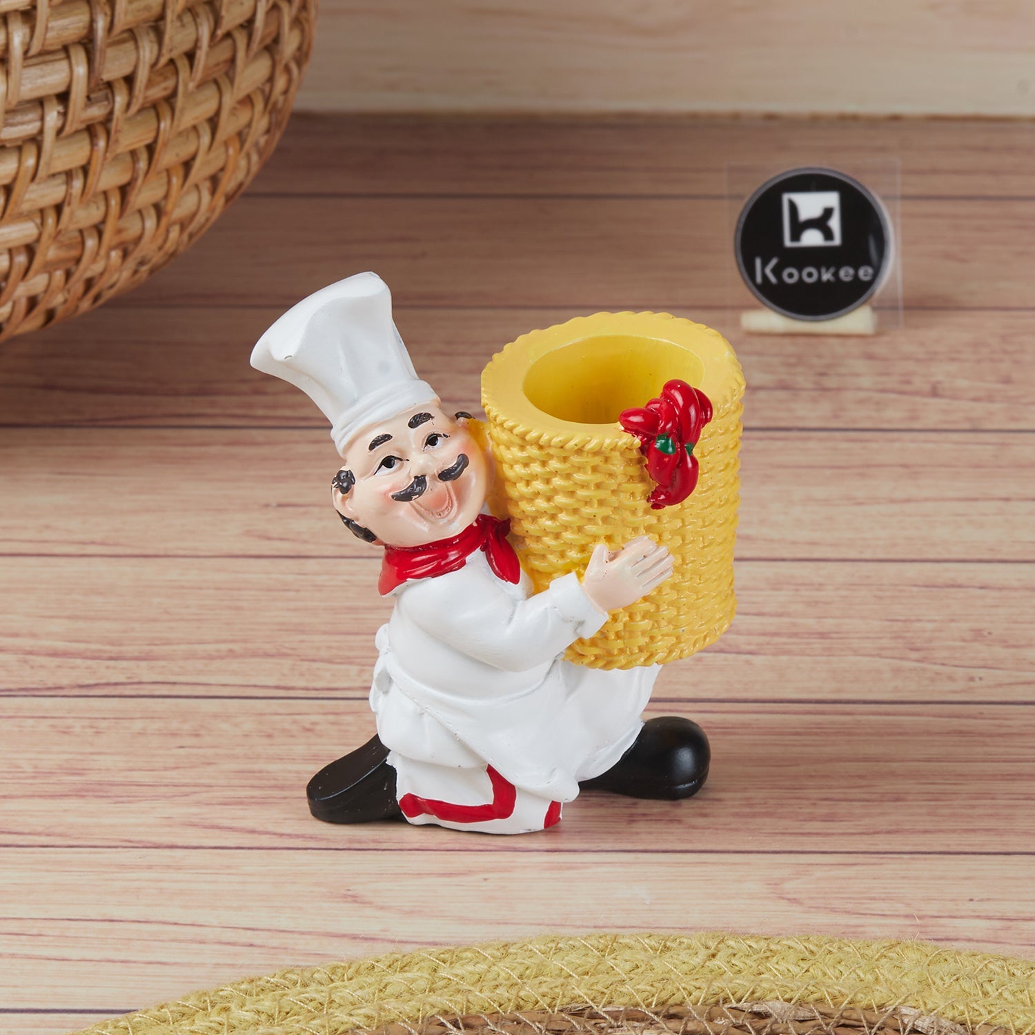 Polyresin Chef Toothpick holder tabletop (10349)