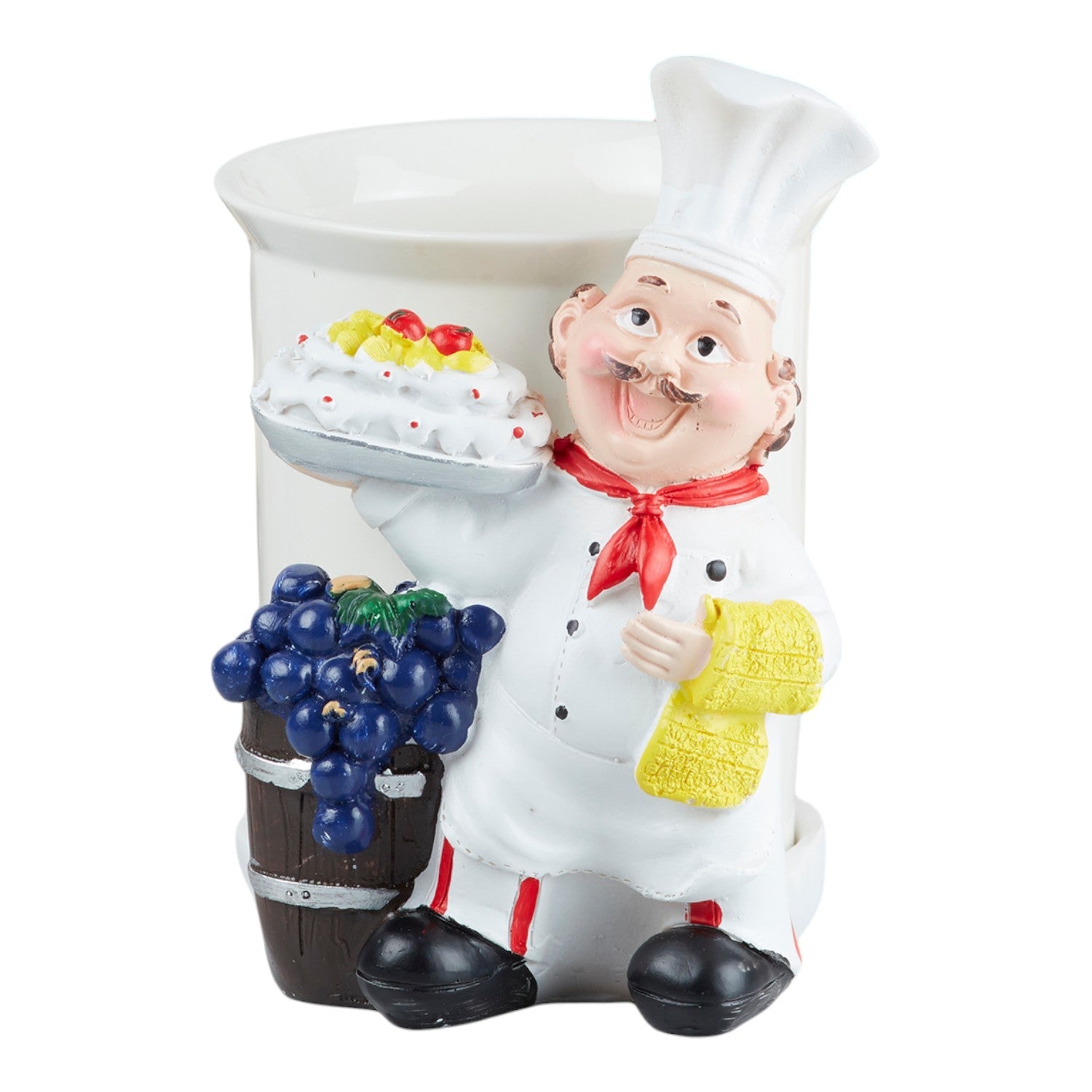 Polyresin Chef Spoon stand & cutlery holder (10353)