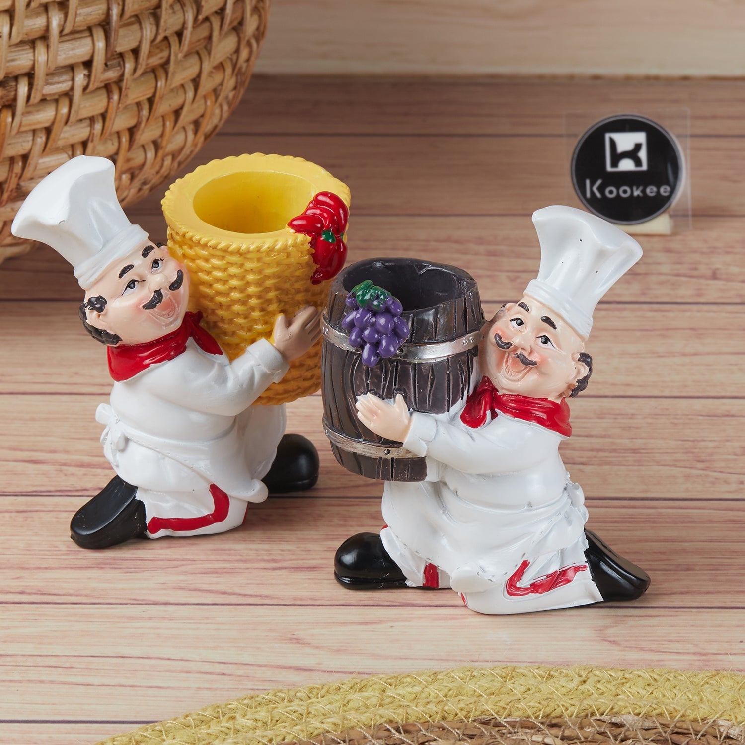 Polyresin Chef Toothpick holder tabletop (10349)