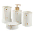 Ceramic Bathroom Set of 4 with Soap Dispenser (10373)