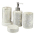 Ceramic Bathroom Set of 4 with Soap Dispenser (10377)