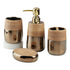 Ceramic Bathroom Set of 4 with Soap Dispenser (10387)