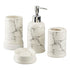 Ceramic Bathroom Accessories Set of 4 with Soap Dispenser (10393)