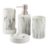 Ceramic Bathroom Set of 4 with Soap Dispenser (10424)