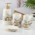 Ceramic Bathroom Accessories Set of 4 Bath Set with Soap Dispenser (9746)