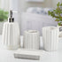 Ceramic Bathroom Accessories Set of 4 Bath Set with Soap Dispenser (10108)