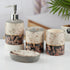 Ceramic Bathroom Accessories Set of 4 Bath Set with Soap Dispenser (8475)