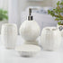 Ceramic Bathroom Set of 4 with Soap Dispenser (10478)
