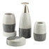 Ceramic Bathroom Set of 4 with Soap Dispenser (10480)