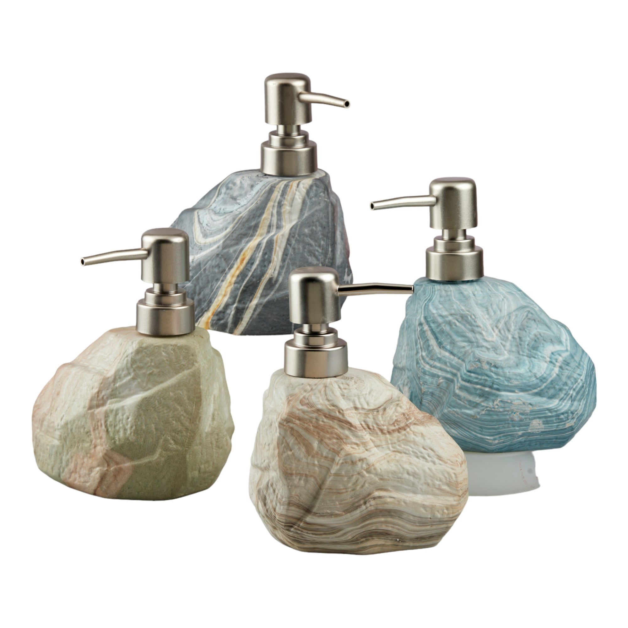Ceramic Soap Dispenser for handwash for Bathroom, Multicolor (V-CSD-014-1)