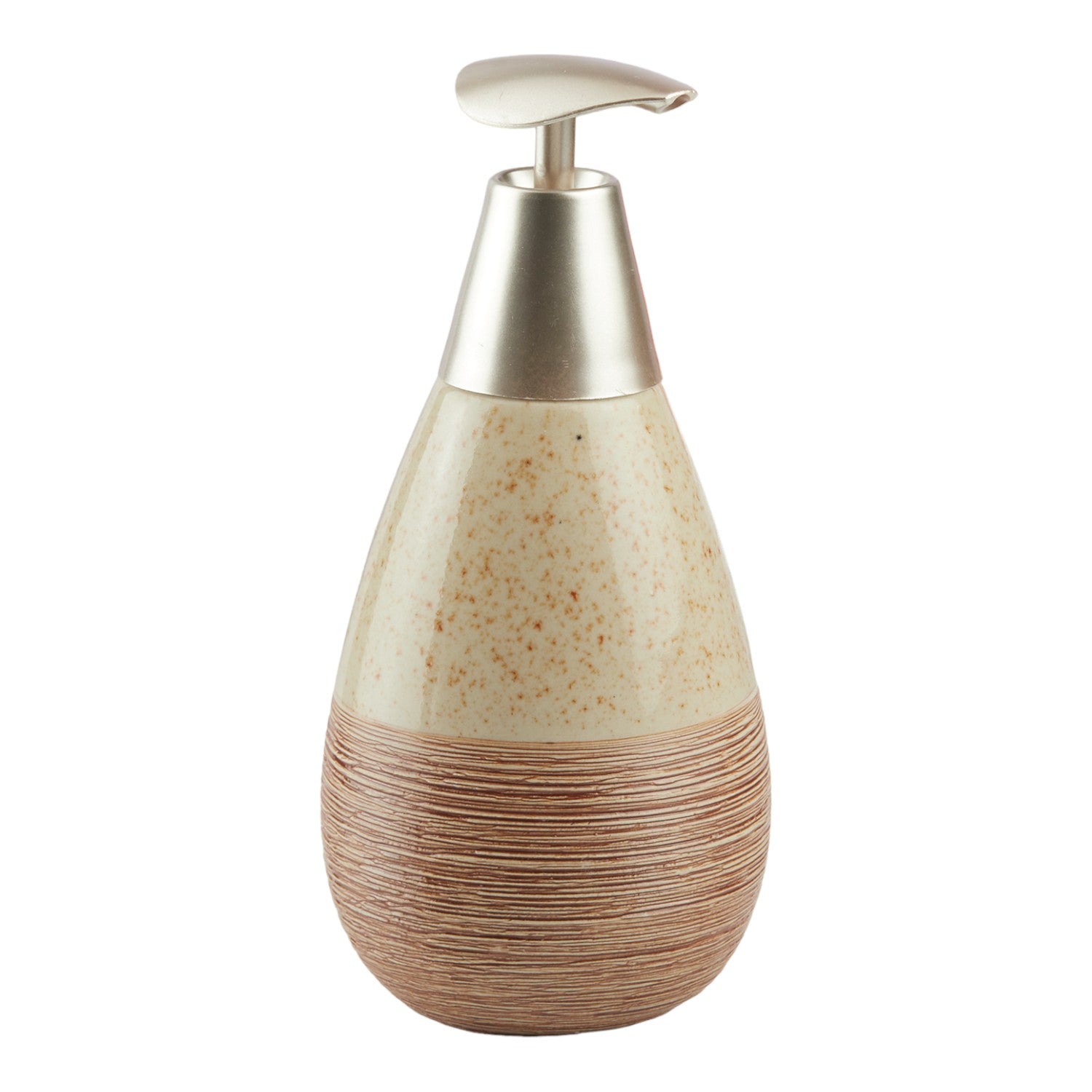 Kookee Ceramic Soap Dispensers, Beige, ART10606