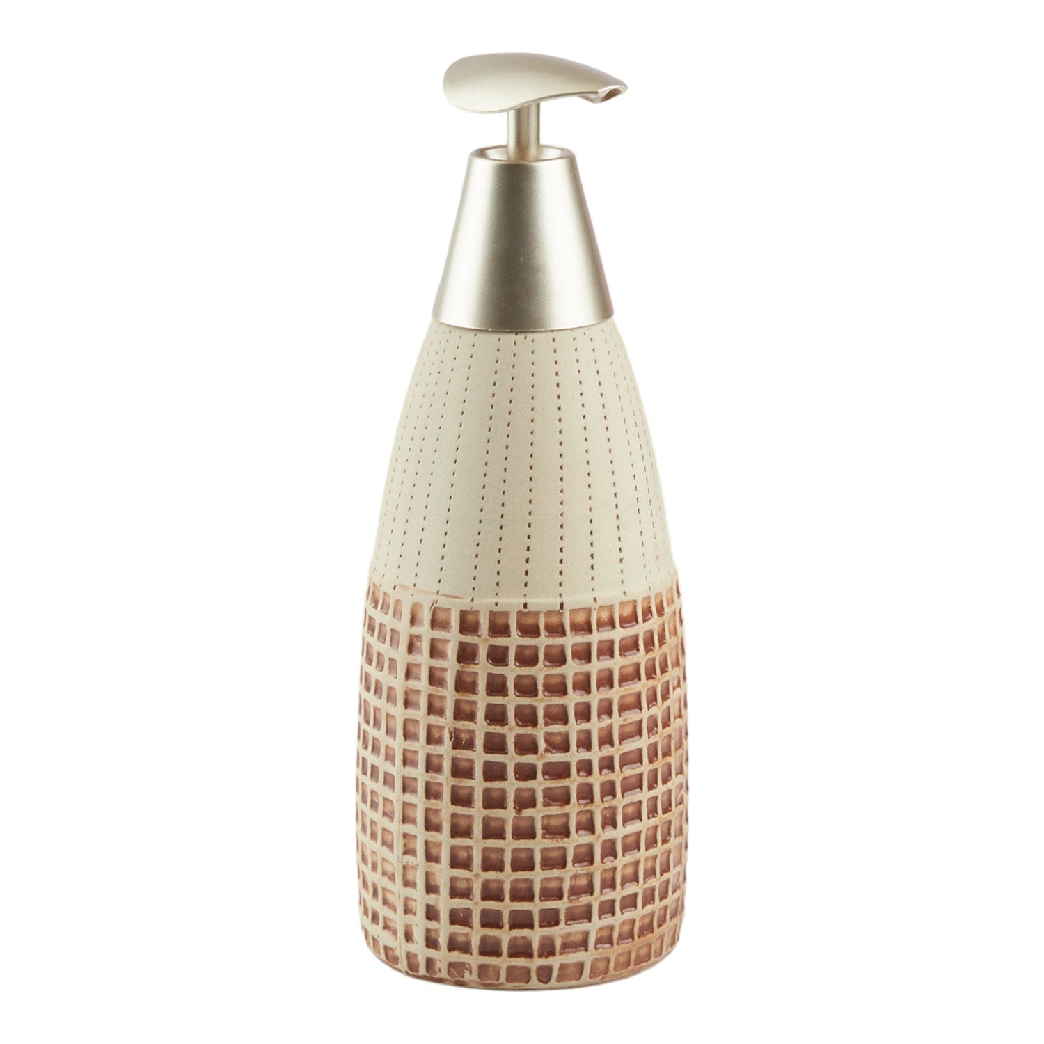 Kookee Ceramic Soap Dispensers, Brown, ART10616