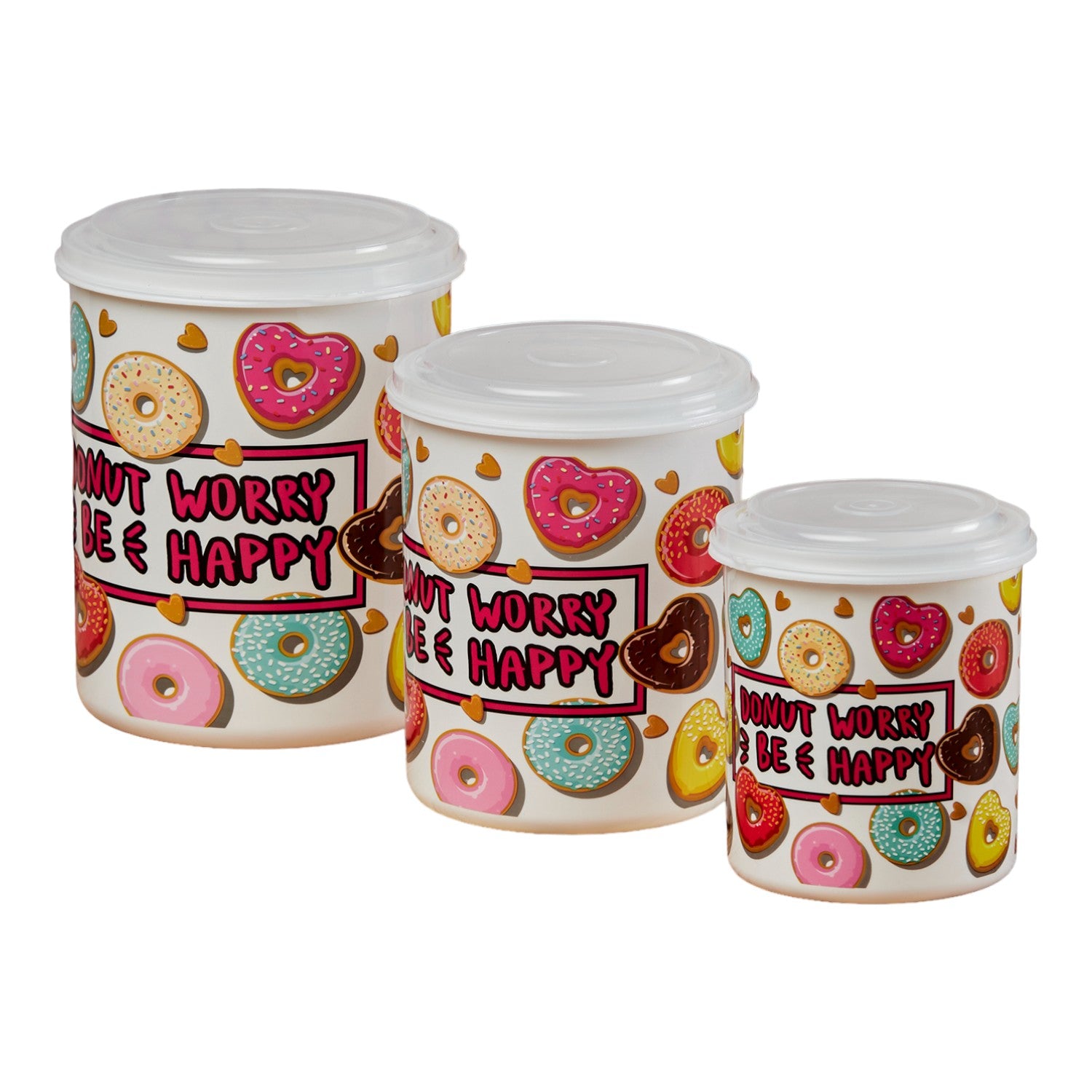 Kookee Plastic Containers, Multi, ART10688
