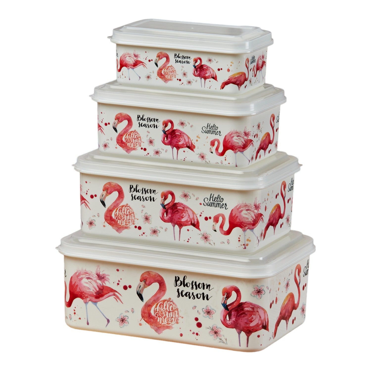 Kookee Plastic Containers, Multi, ART10700