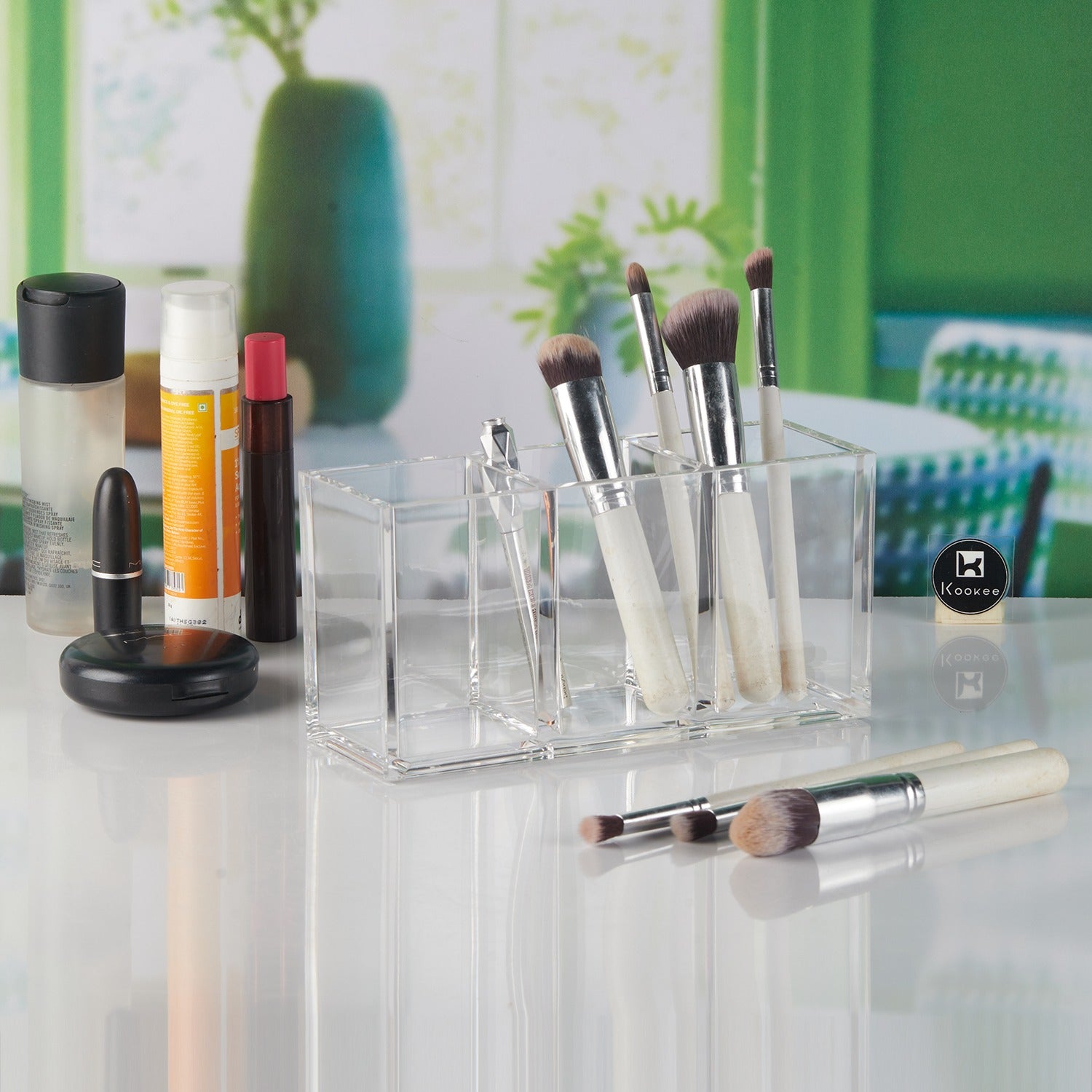 Acrylic Cutlery Holder and Dining Table Spoon Stand (V-ORG-001)